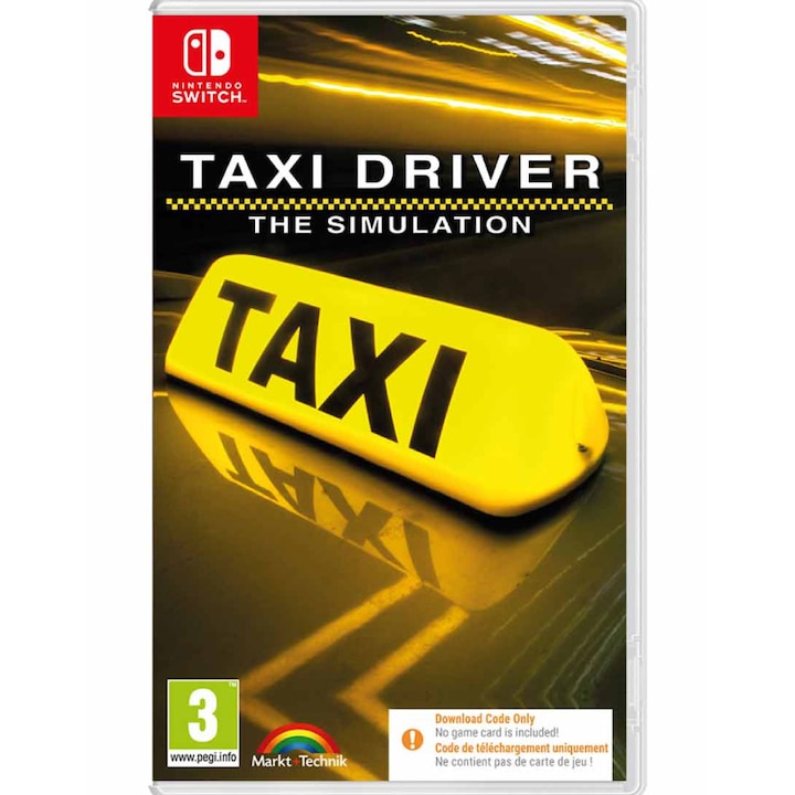 Taxi Driver The Simulation (code In Box) Nintendo Switch Játékszoftver
