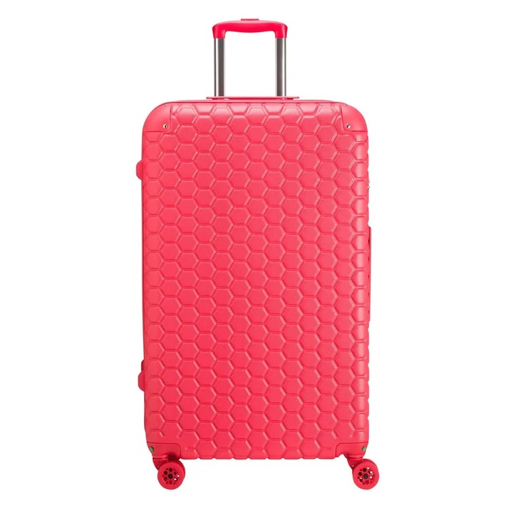 Troler CARPISA GO TECH+, roti detasabile, 48x77x 31 cm, 98 litri, TSA, rosu