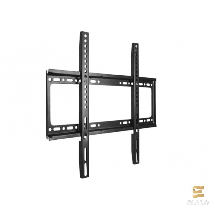 Suport TV De Perete ELARO 26–63 Inch, Fix, Compatibil VESA 200x200–400x400 mm, Max 50 KG, Montaj Universal, Prindere Solida