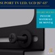 Suport TV De Perete ELARO 26–63 Inch, Fix, Compatibil VESA 200x200–400x400 mm, Max 50 KG, Montaj Universal, Prindere Solida