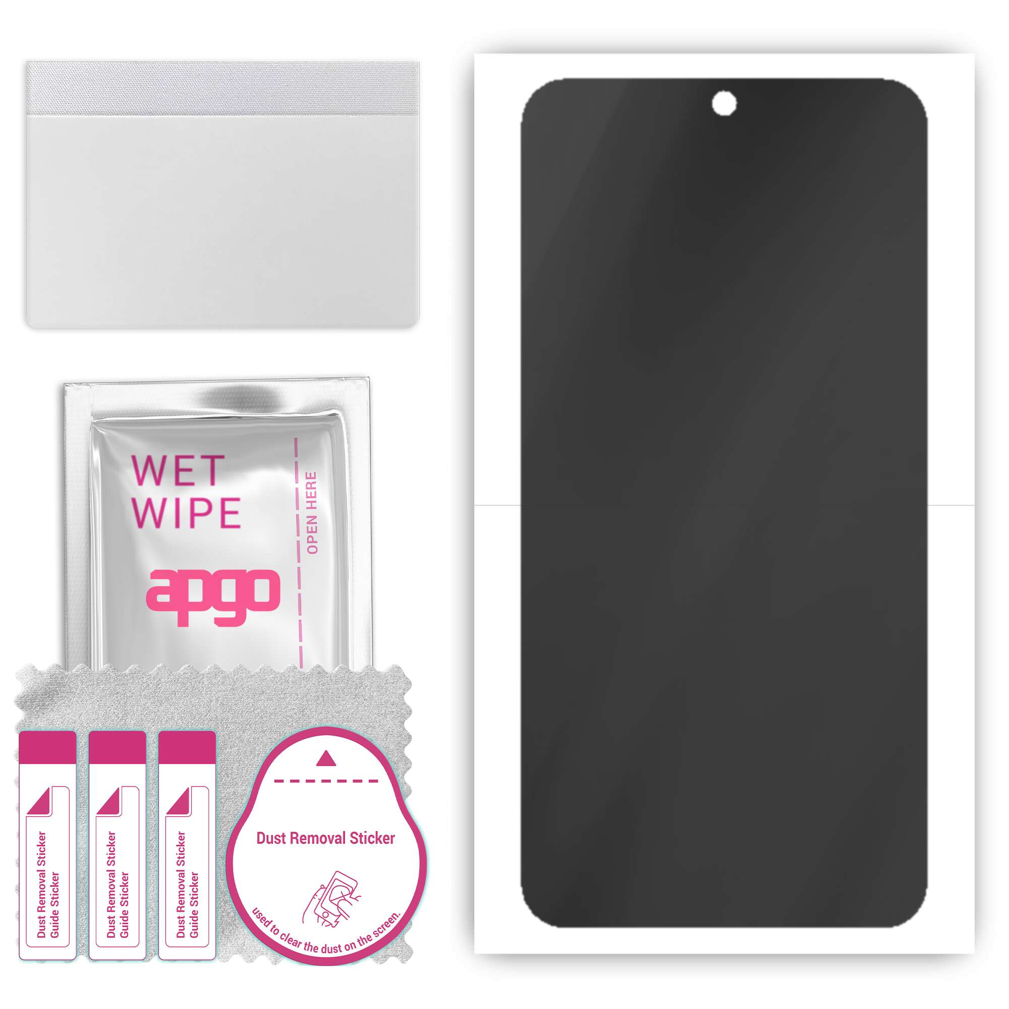 Folie de protectie PRIVACY apgo pentru Nothing Phone (2a) – efect anti-spionaj, hidrogel, full glue, 5D, mat, ultra-subtire