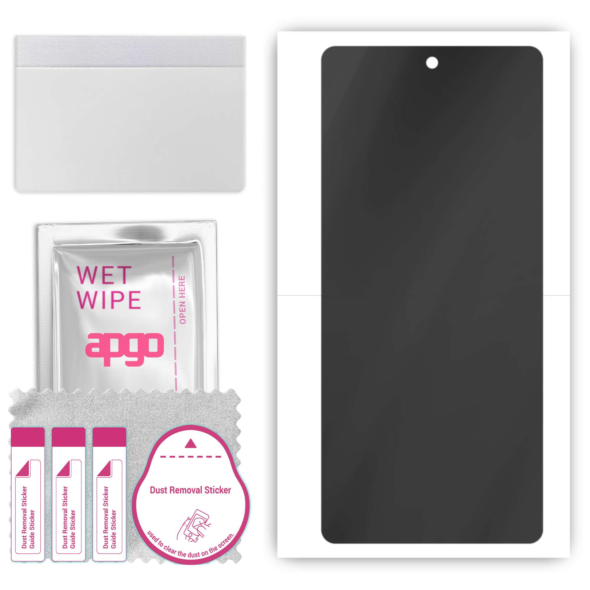 Folie de protectie PRIVACY apgo pentru Motorola Edge 50 – efect anti-spionaj, hidrogel, full glue, 5D, mat, ultra-subtire