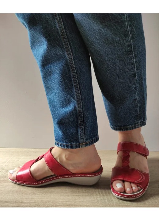 Saboti Casual Dama Suave 0969T Paris 05-N Rosii - Rosu, Rosu