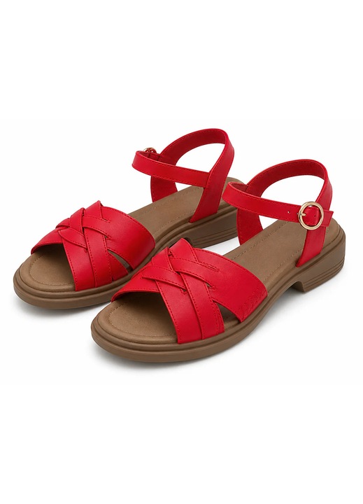 Sandale Casual Dama Formazione 5251 Rosii - Rosu, Rosu
