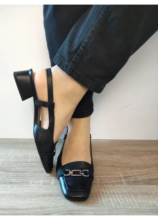 Sandale Elegante Dama Caprice 29501-44 Negre, Negru, 38