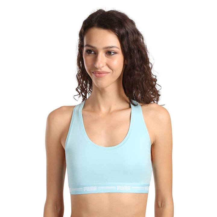 Női sportmelltartó 604022001 024, Puma, Textil, Kék