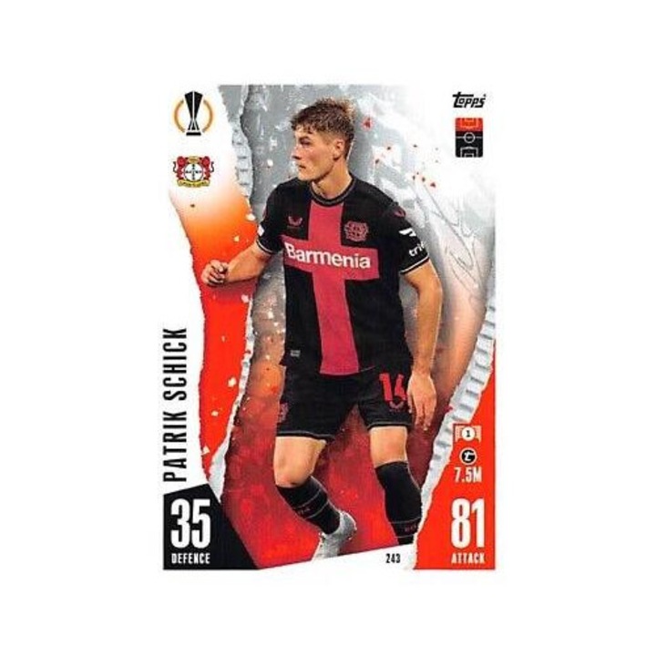 Cartonas de colectie, Topps, Match Attax 2023/24 243 Patrik Schick