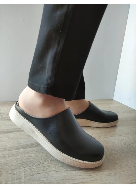 Saboti Casual Barbati Decar Y250 Negri - Negru, Negru