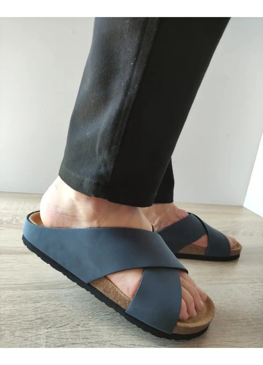 Saboti Casual Barbati Gianni 9911 Bleumarin - Bleumarin, Bleumarin