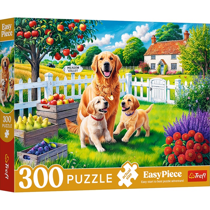 Trefl 300 db-os XXL puzzle - Easy Piece - Kutyák a farmon (23101)
