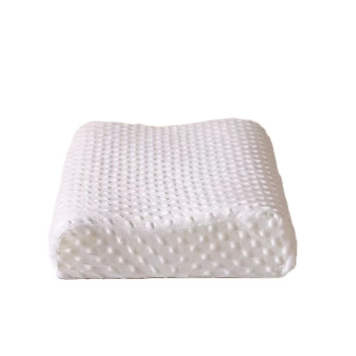 Ortopéd párna kiváló minőségű latex memóriával, dombornyomott modell, cipzáras huzat