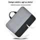 Geanta Laptop Impermeabila cu Protectie 4 Straturi – Compatibila cu MacBook, HP, Dell, Lenovo, Asus, 17.3", Gri