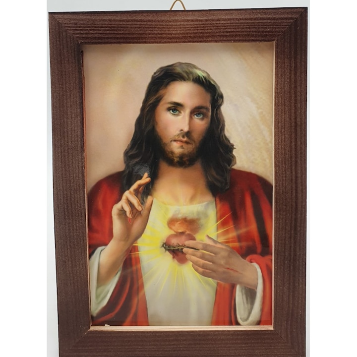 Icoana Goya, Obraz religijny SERCE JEZUSA, 10x15cm