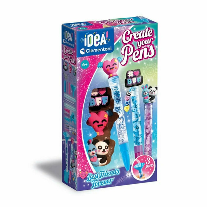 Set creativ pentru copii Mini fabrica de pixuri multicolor