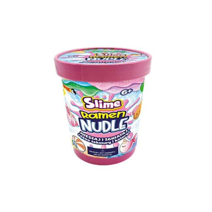 Set de slime Ramen Nudle, 6 variante, culori diverse