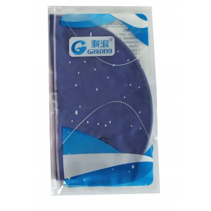 Dromader úszósisak, szilikon, rugalmas, kék