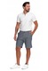 Pantaloni scurti chino barbati, Moraj, in/bumbac, gri, 2XL INTL