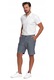 Pantaloni scurti chino barbati, Moraj, in/bumbac, gri, 2XL INTL