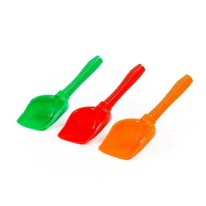 Lopata de plaja Polesie 7086, plastic, 27x9,5x3cm, varsta 1+, set disponibil