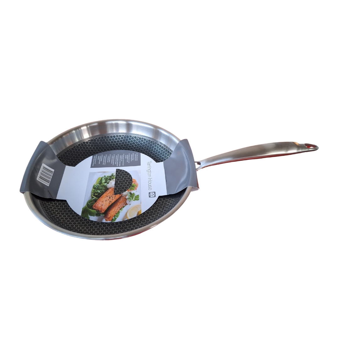 Tigaie din otel inoxidabil cu 3 straturi, forma 3D fagure
