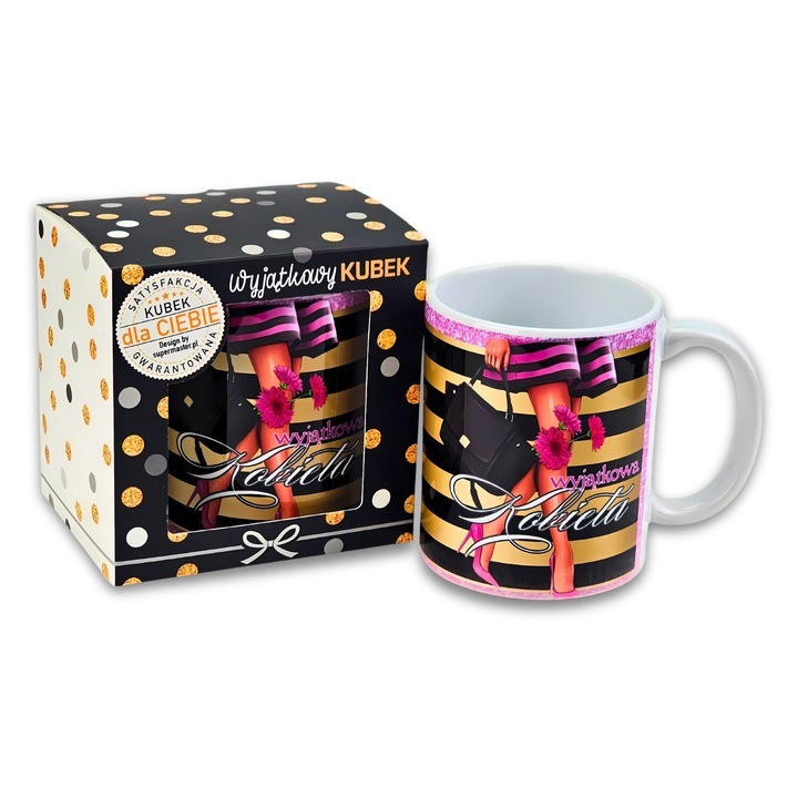 Cargo kerámia bögre, 3309-K5 modell, női design, 330ml