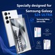 Закалено стъклено фолио за Samsung Galaxy S24 Ultra [2 броя], Протектор за екран против надраскване [6.8 инча], с кърпички за еднократна употреба