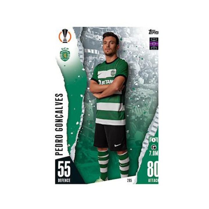 Настолни игри с карти, Topps, Match Attax 2023/24, Pedro Goncalves, Sporting Clube de Portugal