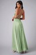 Rochie Dama, Satin, Eleganta, Cu Bretele Incrucisate, Verde Menta, M