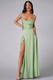 Rochie Dama, Satin, Eleganta, Cu Bretele Incrucisate, Verde Menta, M