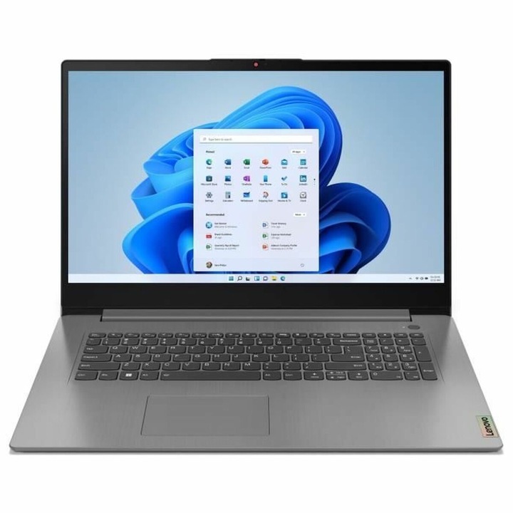 Lenovo IdeaPad 3 17IAU7 laptop, 12 GB RAM, 512 GB SSD, 17,3" 4K Ultra HD, érintőképernyős ...