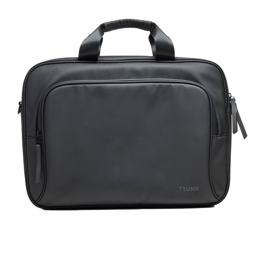 Geantă pentru laptop Trunk, neopren, rezistentă la apă, Jet Black, compactă