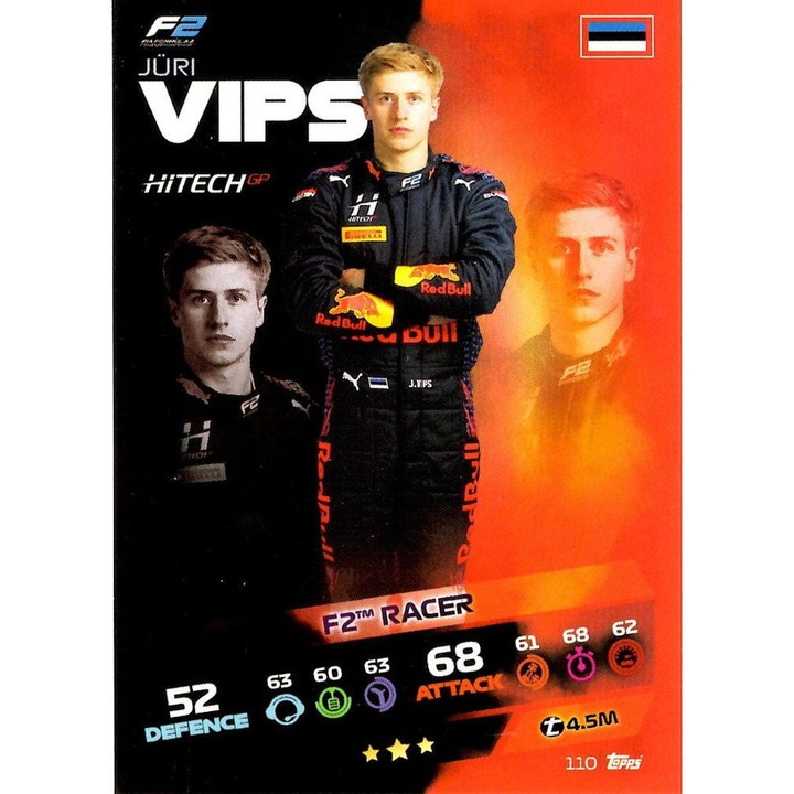 Jocuri de societate, Turbo Attax 2021, 110 Juri Vips, set de carti