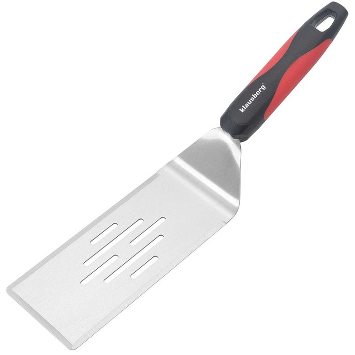 Lopatka grill pentru gratar Klausberg, 36x7,5cm, din otel inoxidabil, maner antiderapant