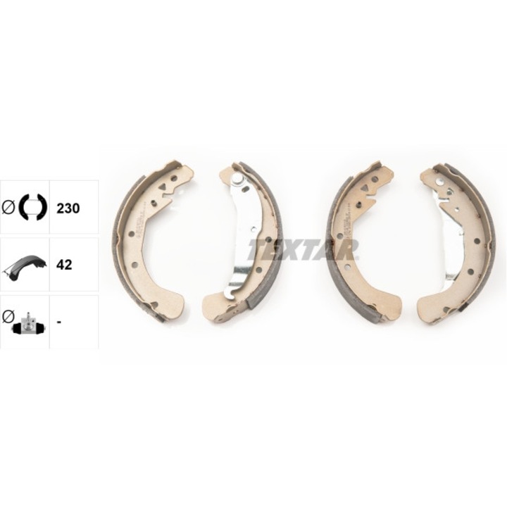 Fékpofa készlet TEXTAR 91049000