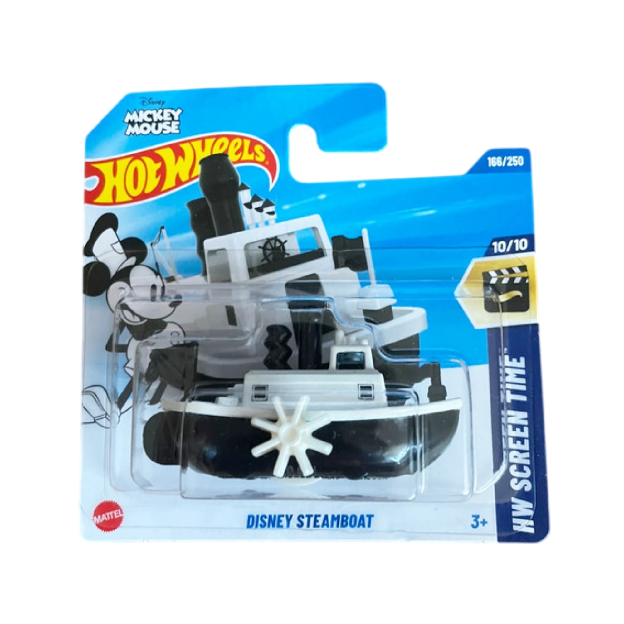 Masinuta Hot Wheels Disney Steamboat, alb, 1:64 - model 2025 - eMAG.ro