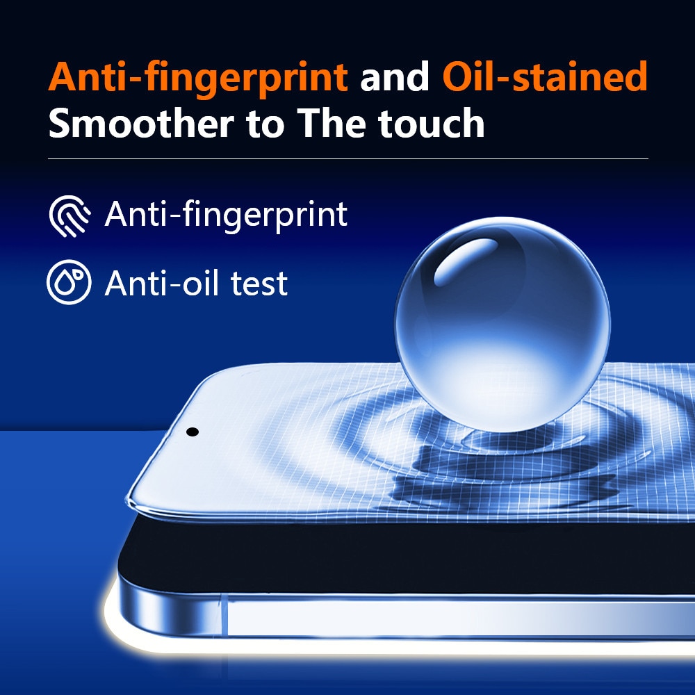 Folie de sticla premium din aluminiu 9H pentru OPPO RENO 12 Set de 2, rezistenta la socuri, anti-amprente, pentru ecran curbat, cu kit de curatare