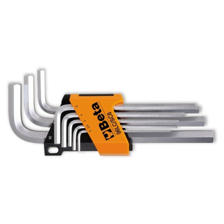 Set 8 chei imbus Beta, dimensiuni 2-10mm, lungi, hexagonale