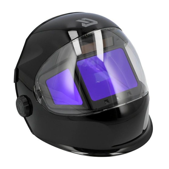 Masca de sudura, Yato, policarbonat, filtru digital True Color, 108x82mm, protectie UV/IR, modul de slefuire, negru