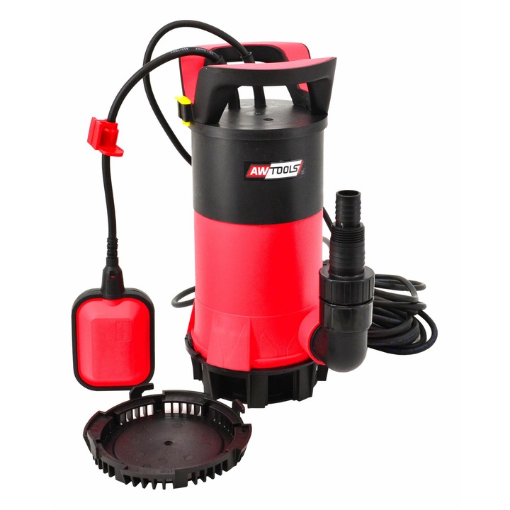 Pompa apa submersibila AwTools 750W, 3 in 1, 14,000 l/h, 170x168x365 mm, pentru apa curata si murdara