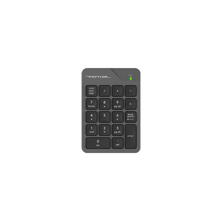 Tastatura Digitala Wireless A4tech FGK21C, 2.4Ghz, LiIon battery, USB-C charging, Negru