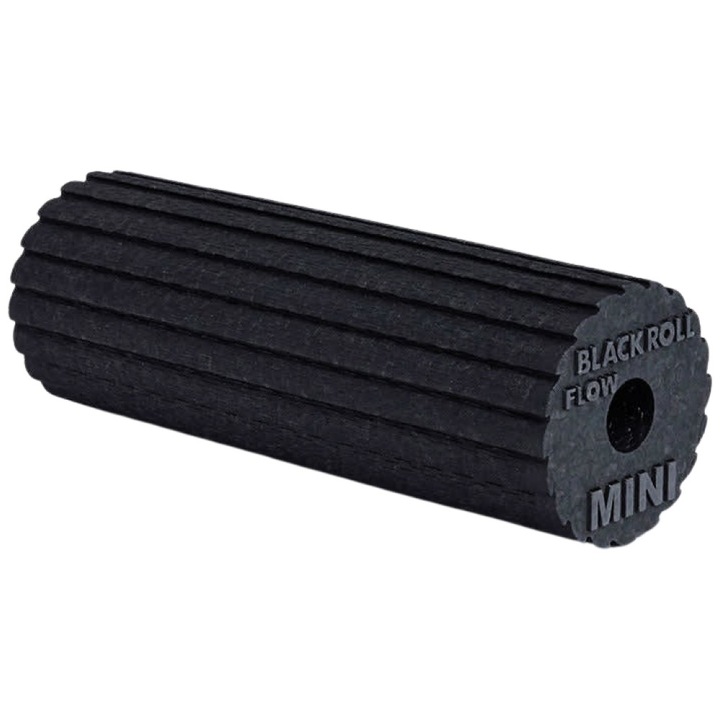 Уред за самомасаж Blackroll Mini Flow Мини Фоумролер Flow, Черен, 15 x 6 cm