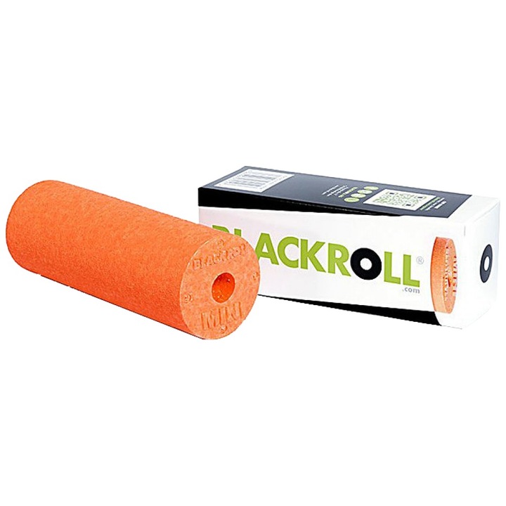Уред за самомасаж Blackroll Mini Мини Фоумролер, Оранжев, 15 x 6 cm