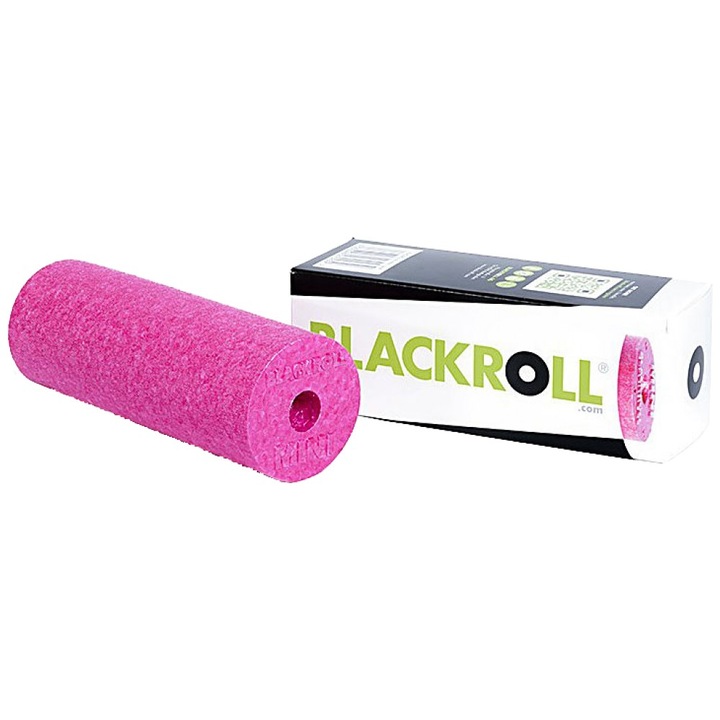 Уред за самомасаж Blackroll Mini Мини Фоумролер, Розов, 15 x 6 cm