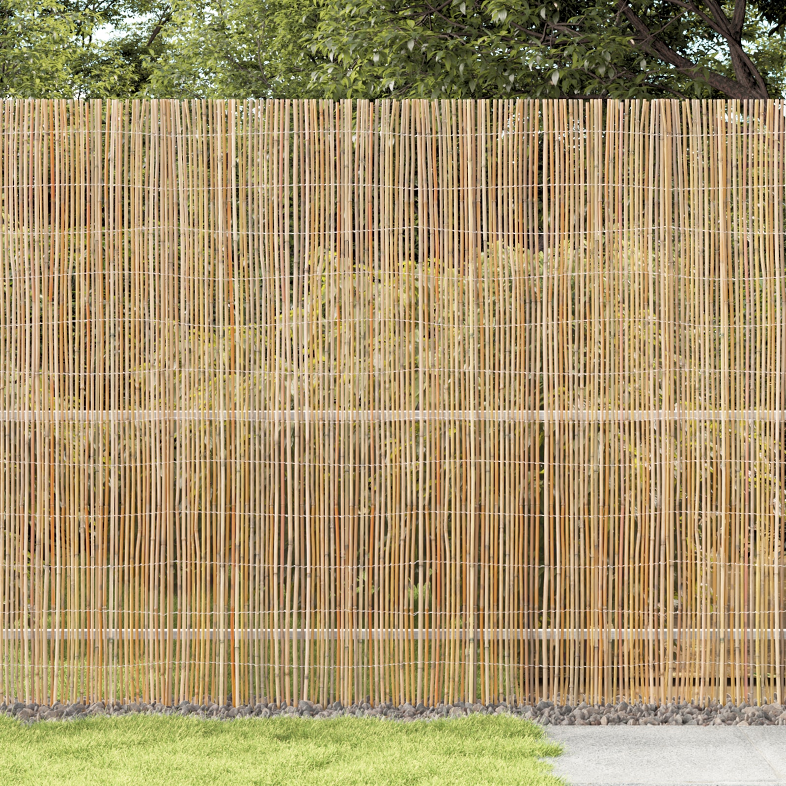 Gard din bambus vidaXL, 300x180 cm, 13.15 kg - eMAG.ro