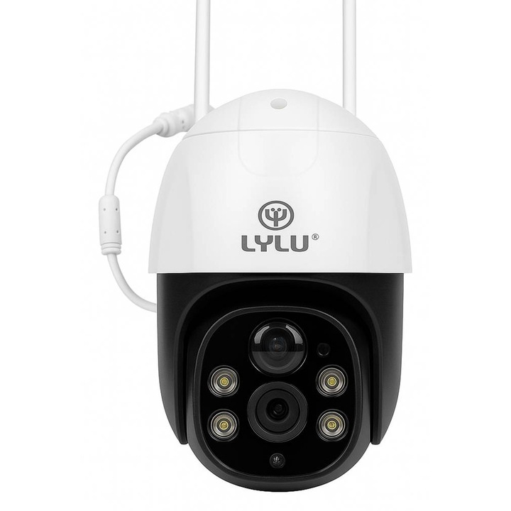 Соларна камера 2145, Видео и аудио наблюдение, Въртяща, Wi-Fi, 4G SIM, 5MP, IP67, V380 pro