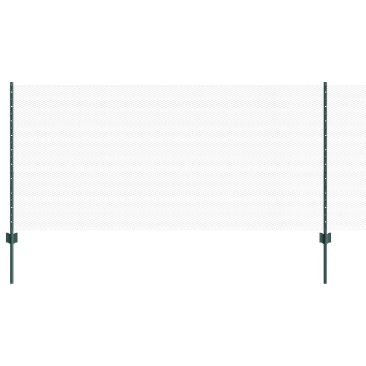 Set Gard Set de 2 Verde Metal vidaXL, Plastic Gard de 25 x 1 m, Durabil, 16.08 kg