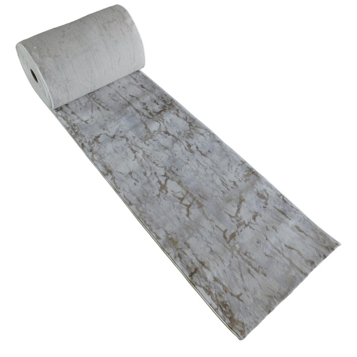 Пътека Деко трейдинг Беласица 8108, Светлобежово-сив, 80х250