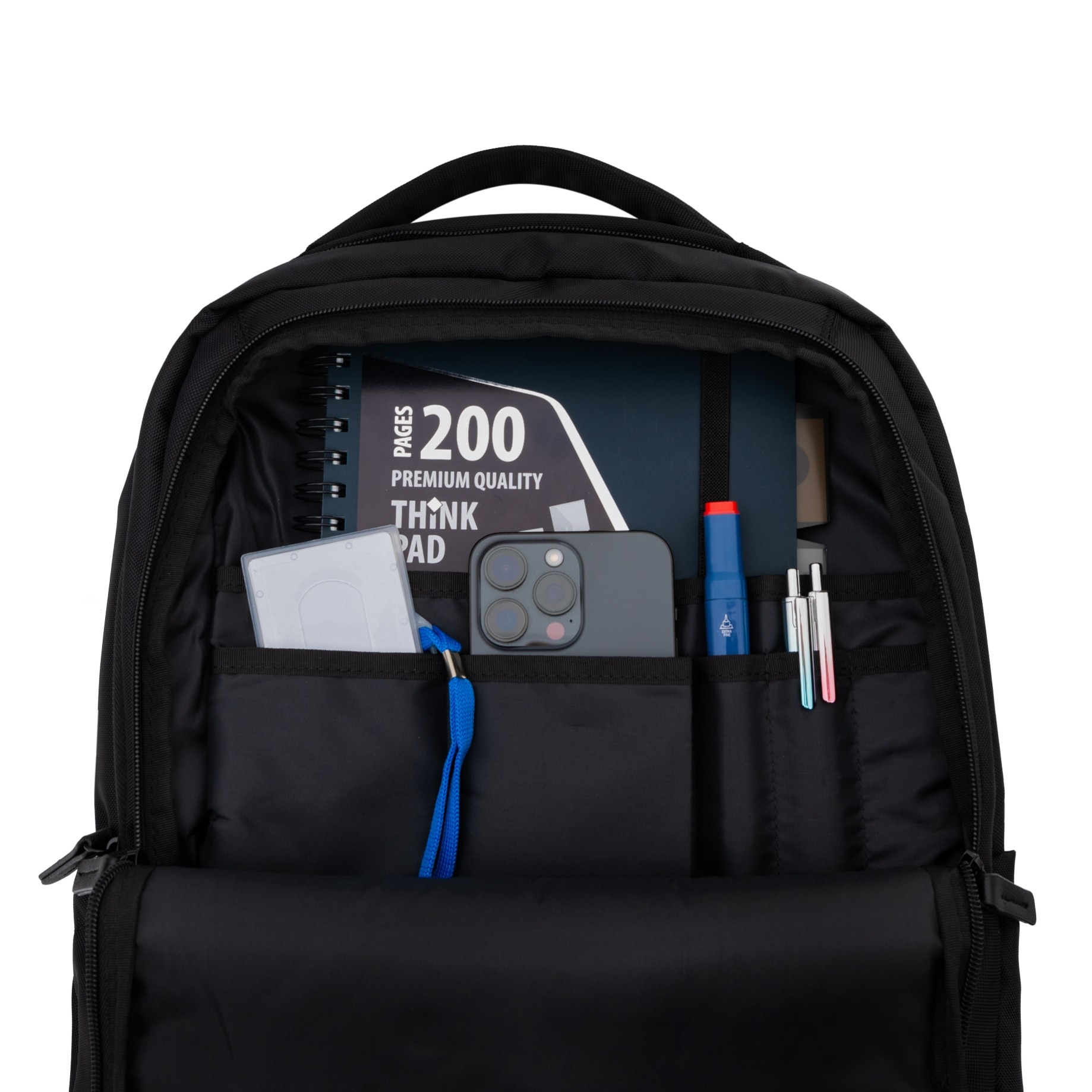 Rucsac business, Astra, ABAG, Negru, 43 x 30 x 15 cm