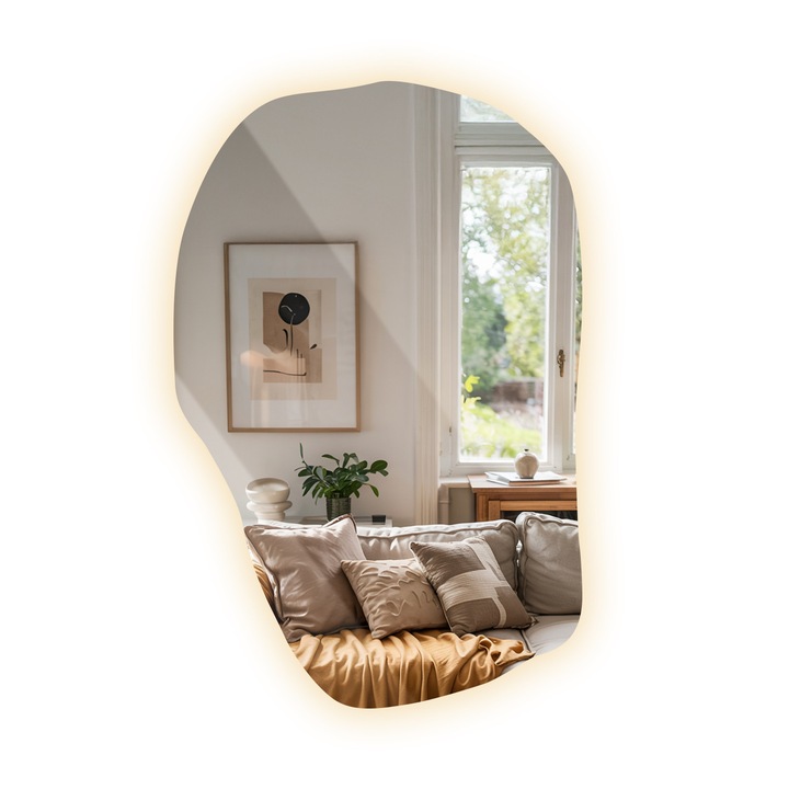 LED огледало. Coloray. стена. Топло (3000 K). 70 x 45. 5 cm. 010390550400100000000