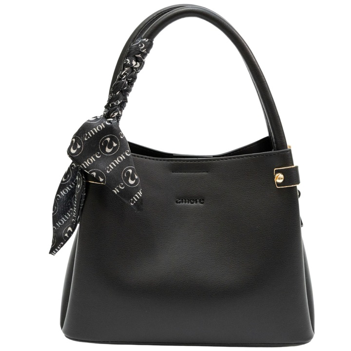 AMORE Fiorella taska, Fekete, 18смх23смх10см